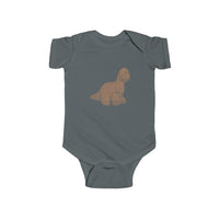 Infant Bodysuit - Orange Dino