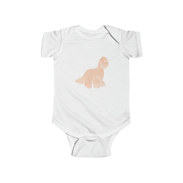 Infant Bodysuit - Orange Dino