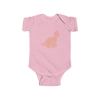 Infant Bodysuit - Orange Dino